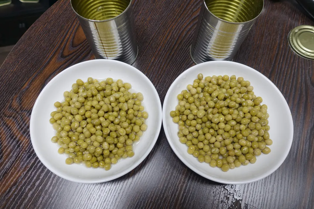 Frijoles enlatados, guisantes verdes enlatados con el mejor sabor