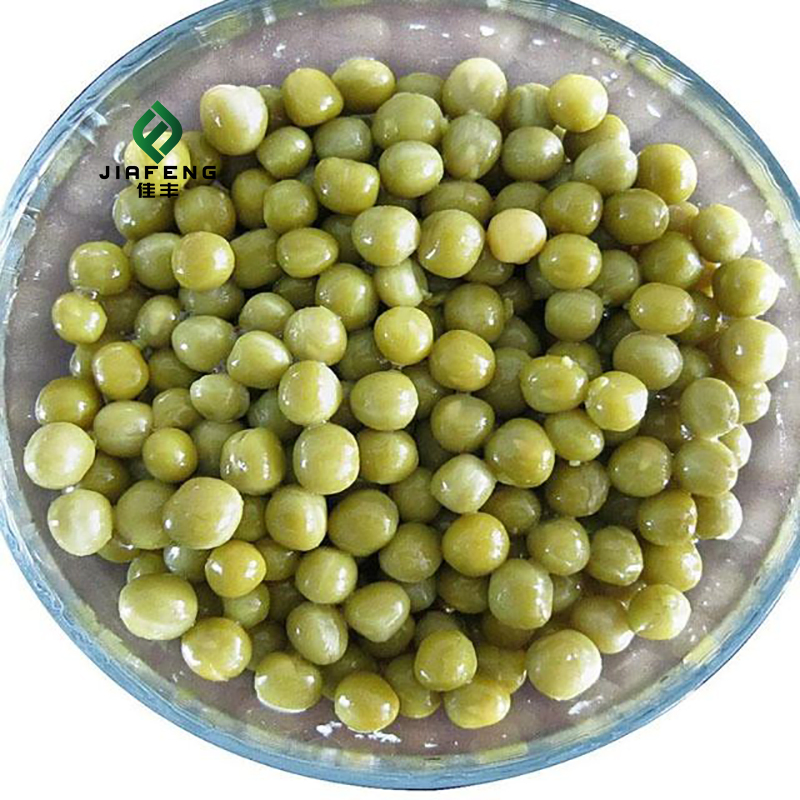 Precio mayorista barato mejor comida lista para comer guisantes verdes enlatados sabor original