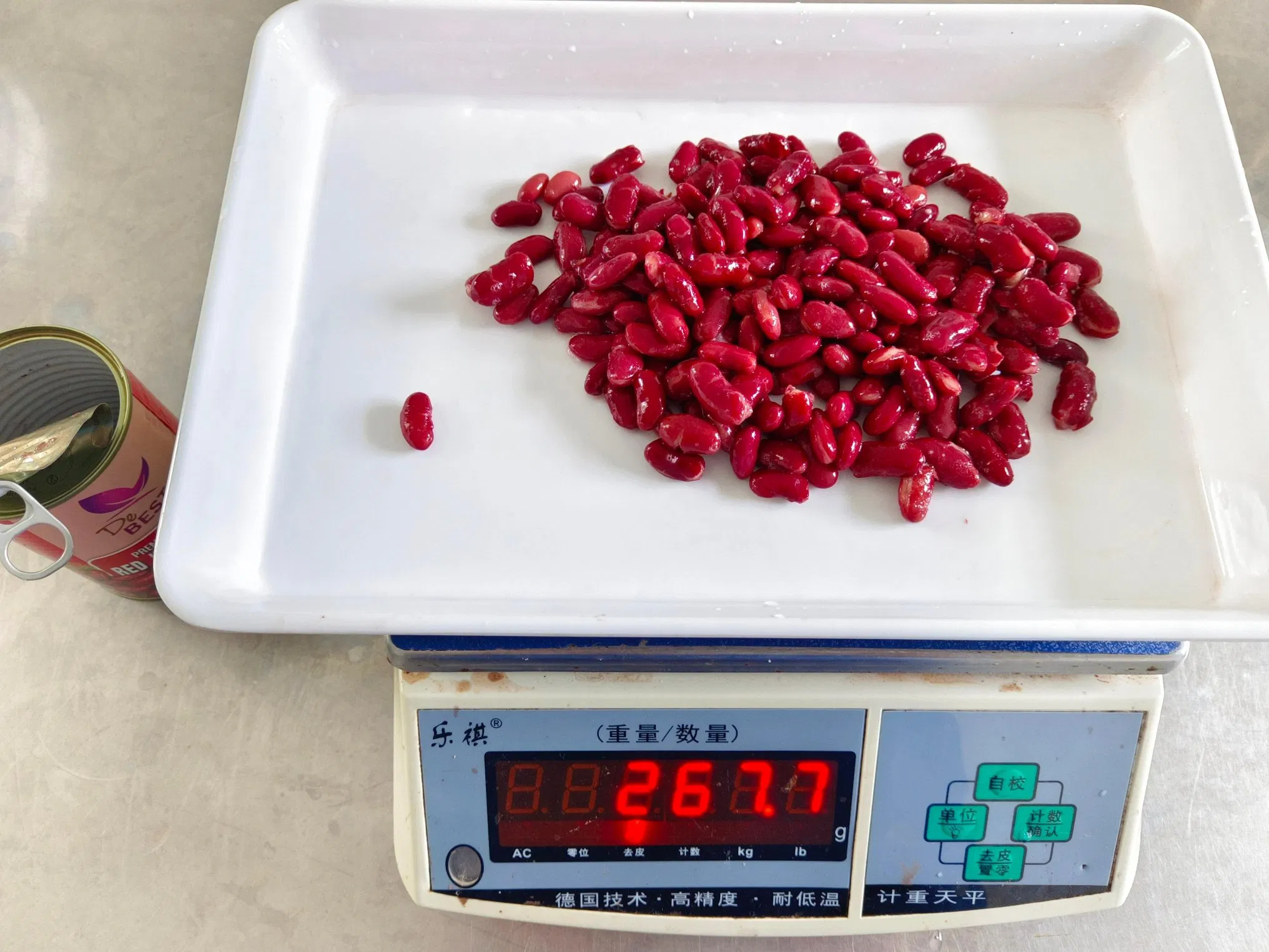 Frijoles enlatados rojos con buen sabor