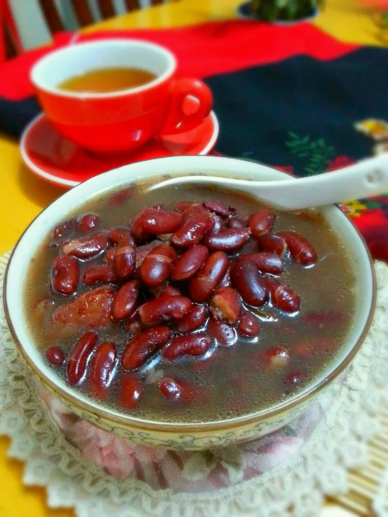 Plato preparado de frijoles