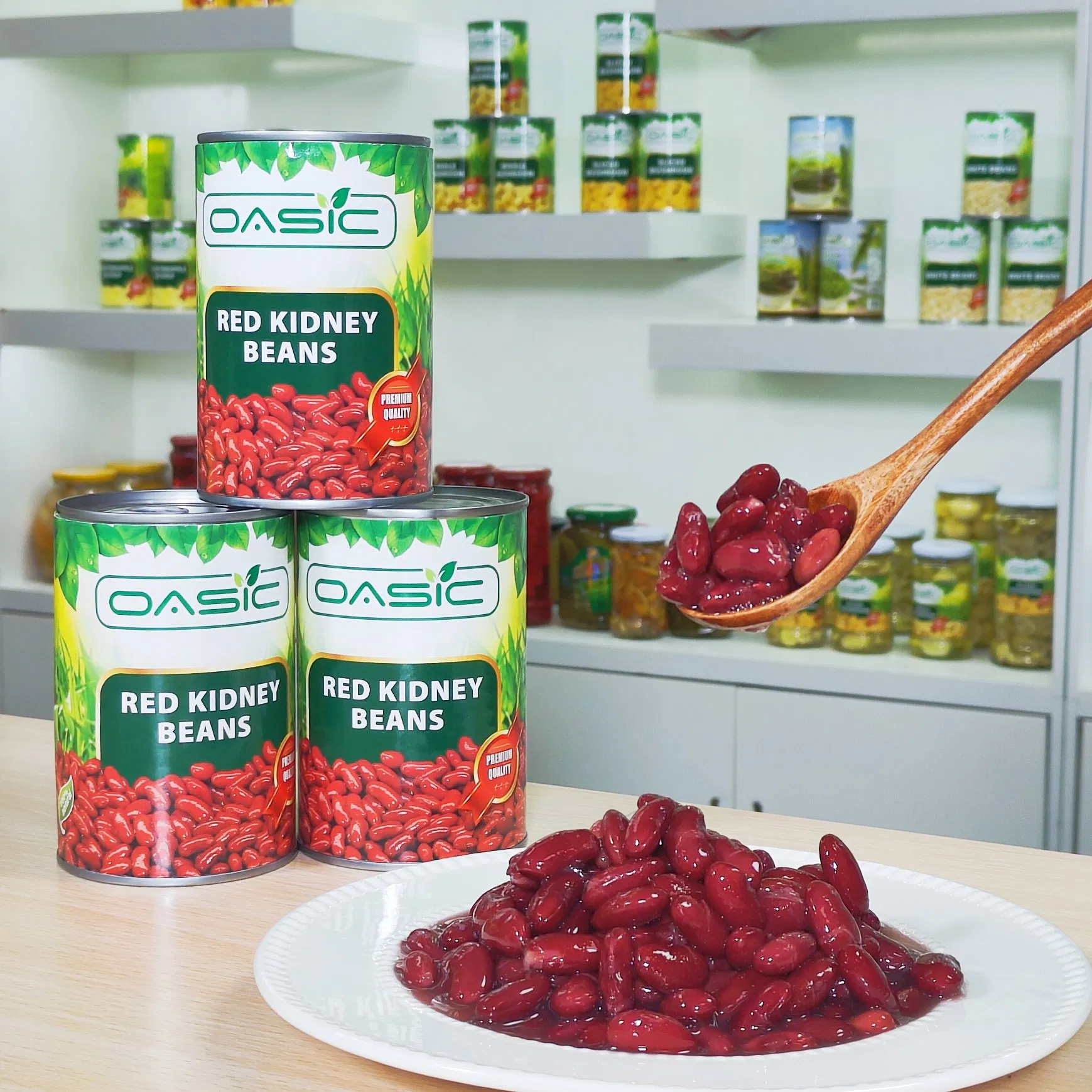 Alubias rojas enlatadas de alimentos enlatados árabes de verduras enlatadas