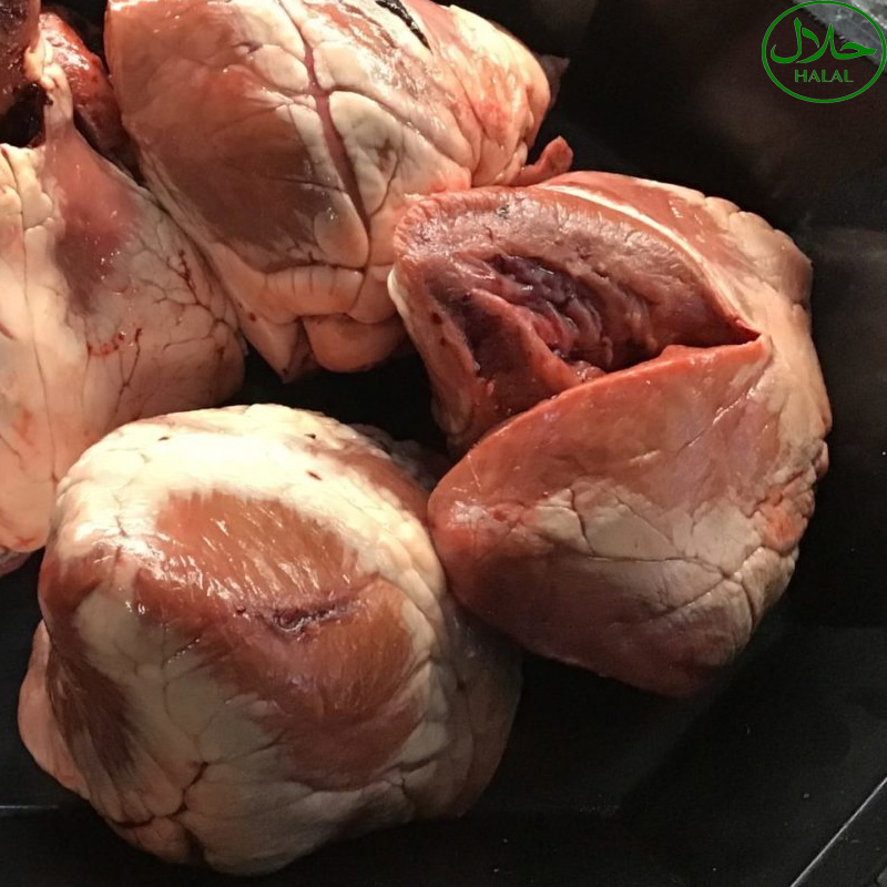 Corazón de cabra halal congelado nutritivo para cocinar con mejor sabor