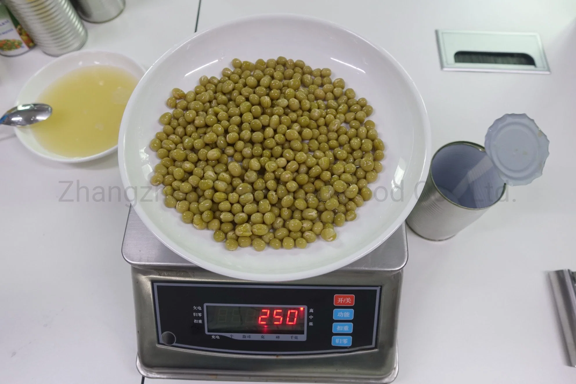 Frijoles enlatados, guisantes verdes enlatados con el mejor sabor