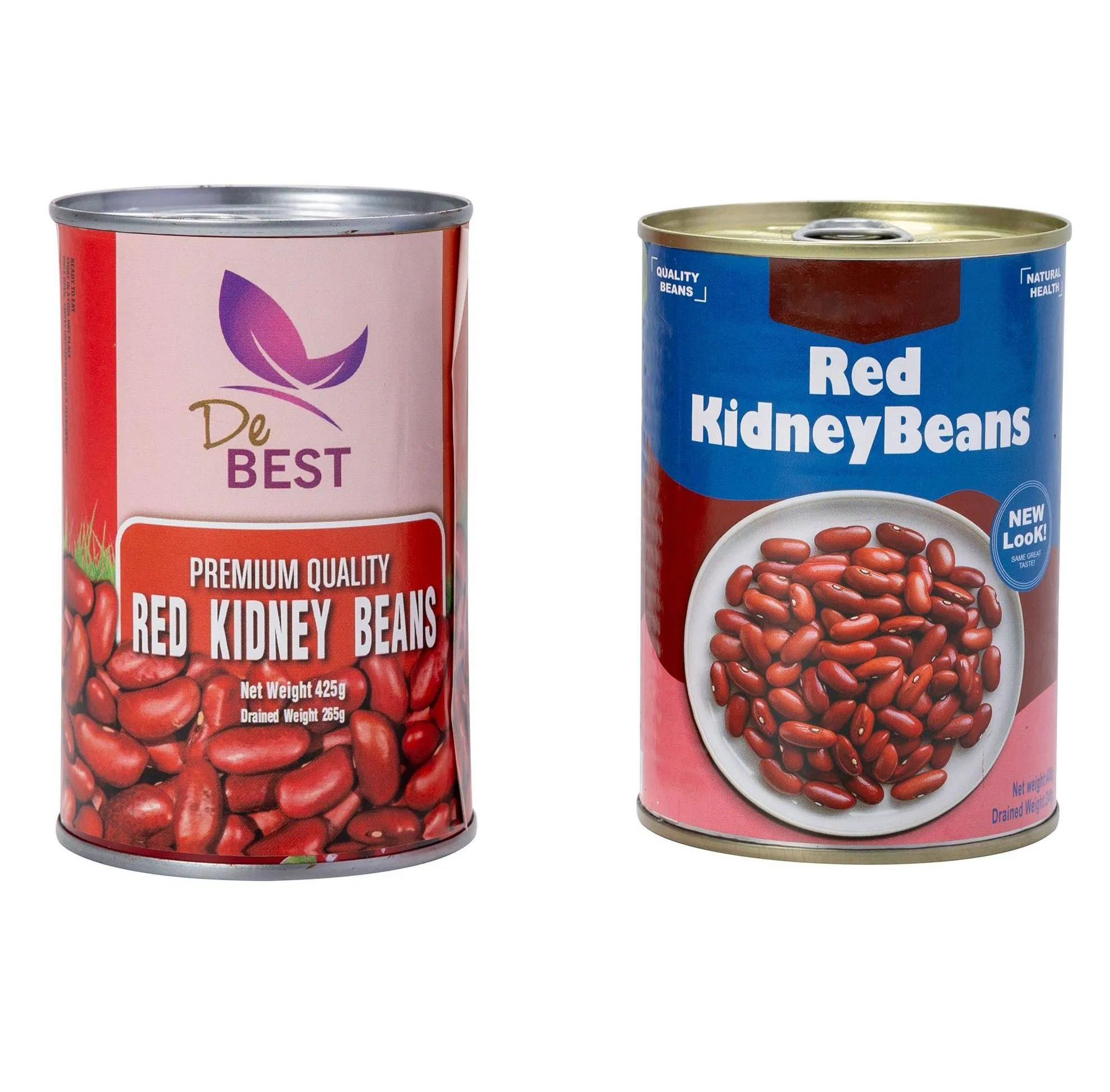 Precio de fábrica al por mayor de China, frijoles rojos enlatados orgánicos