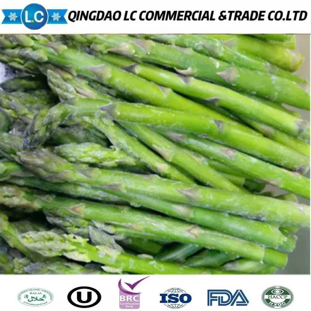 Precios de marcas de verduras congeladas al por mayor, espárragos verdes frescos congelados