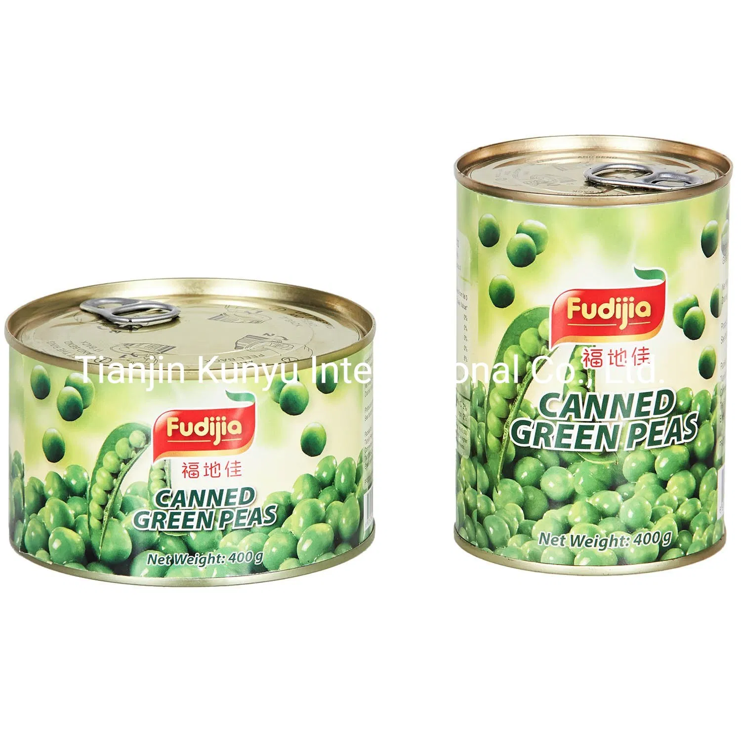 Frijoles enlatados Guisantes verdes frescos enlatados 400g con precio competitivo