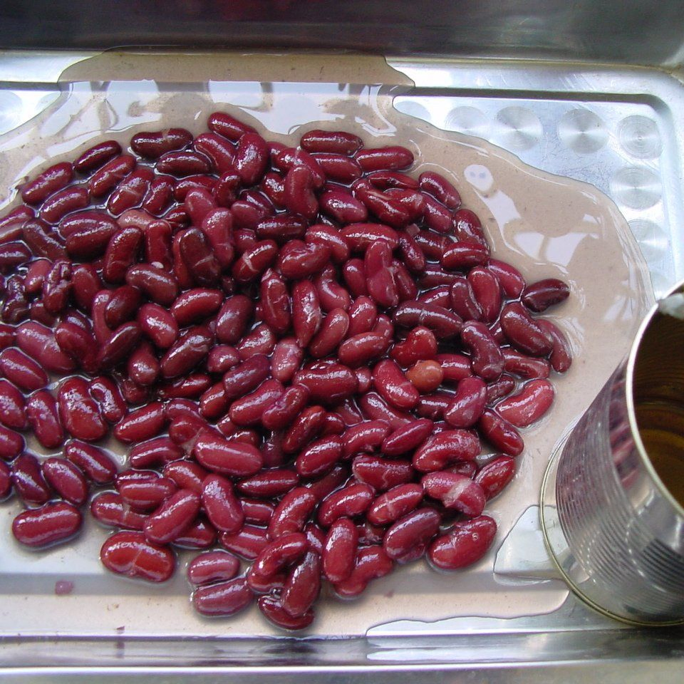 Frijoles Rojos Oscuros en Lata en Salmuera 400g/2500g Verduras en Lata