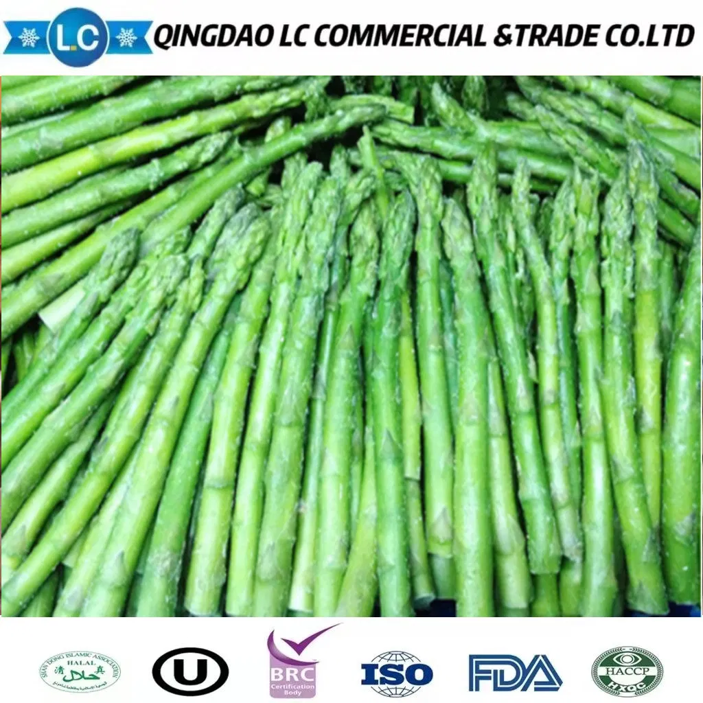 Precio del mercado de espárragos verdes congelados IQF