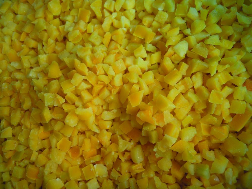 Sinocharm Brc a Aprobado IQF Dices de Pimiento Amarillo Congelados Dices de Pimiento Amarillo
