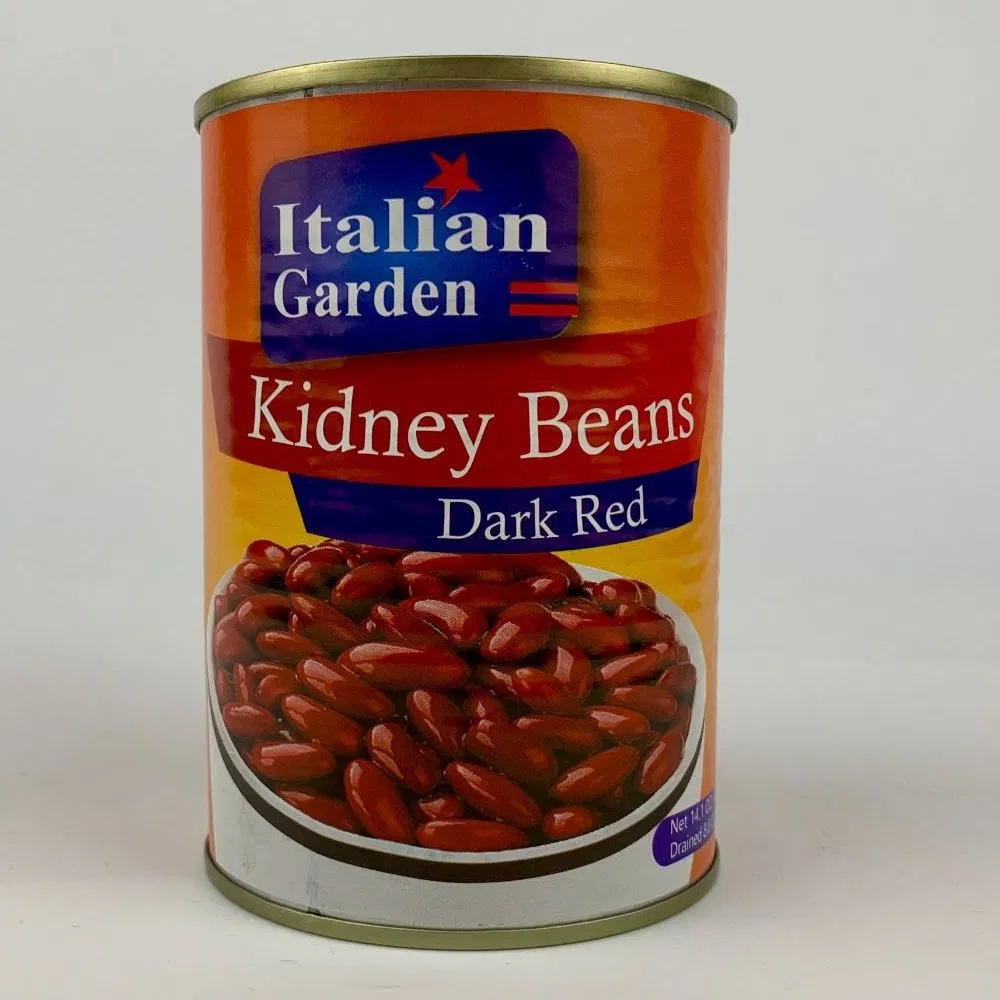 Frijoles Rojos Oscuros en Lata en Salmuera 400g/2500g Verduras en Lata