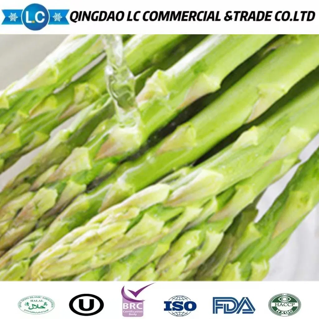 2025 Espárragos Verdes Congelados IQF de Alta Calidad