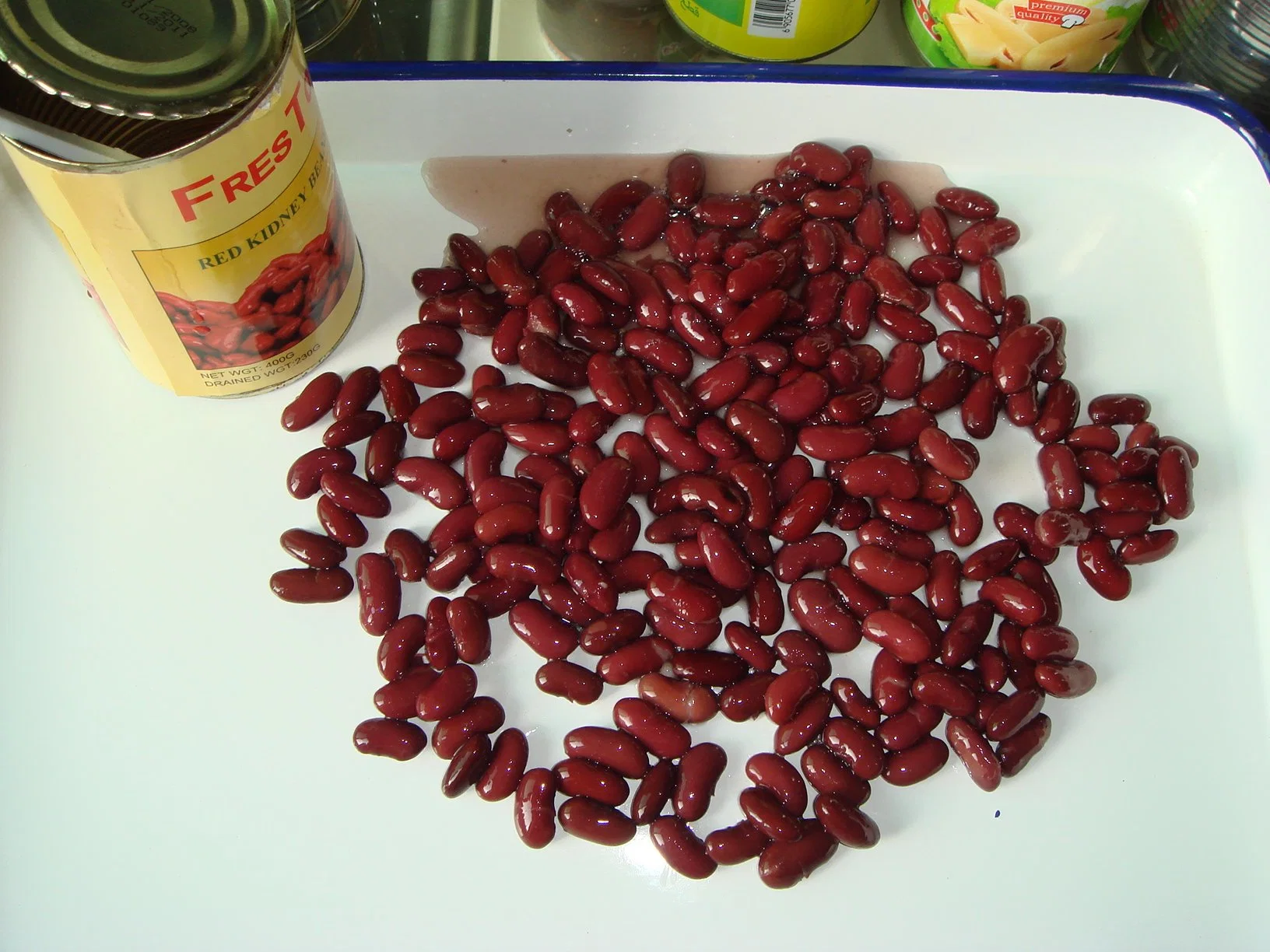 Frijoles rojos enlatados al por mayor de China con etiqueta privada