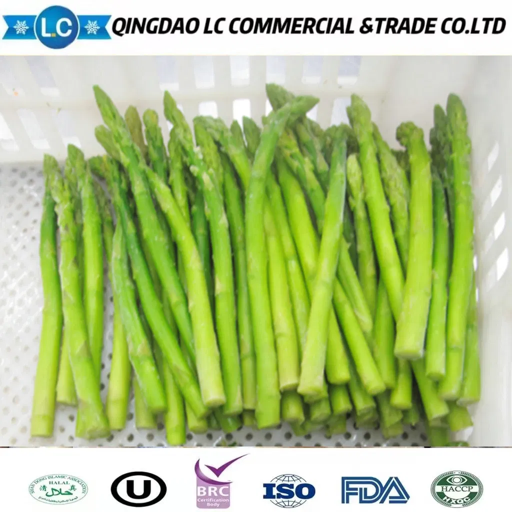 2025 Espárragos Verdes Congelados IQF de Alta Calidad