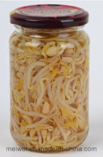 Brotes de frijol mungo, frijoles de soya enlatados, brotes