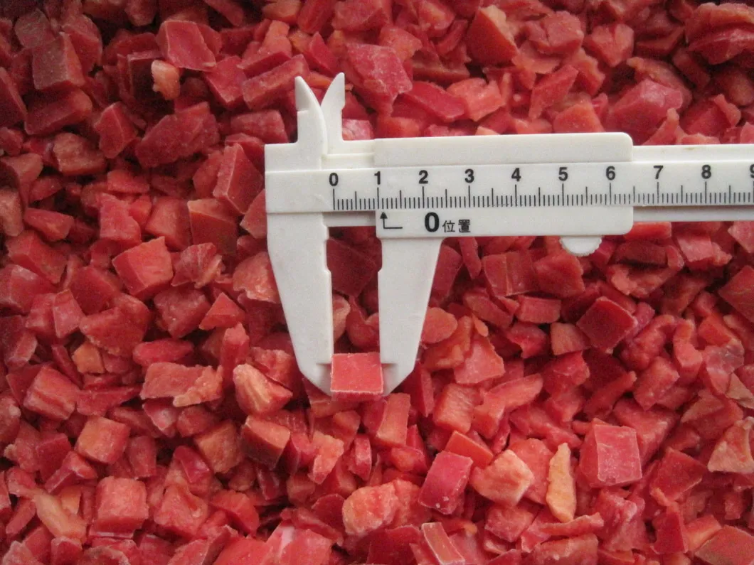 Calidad de pimientos rojos