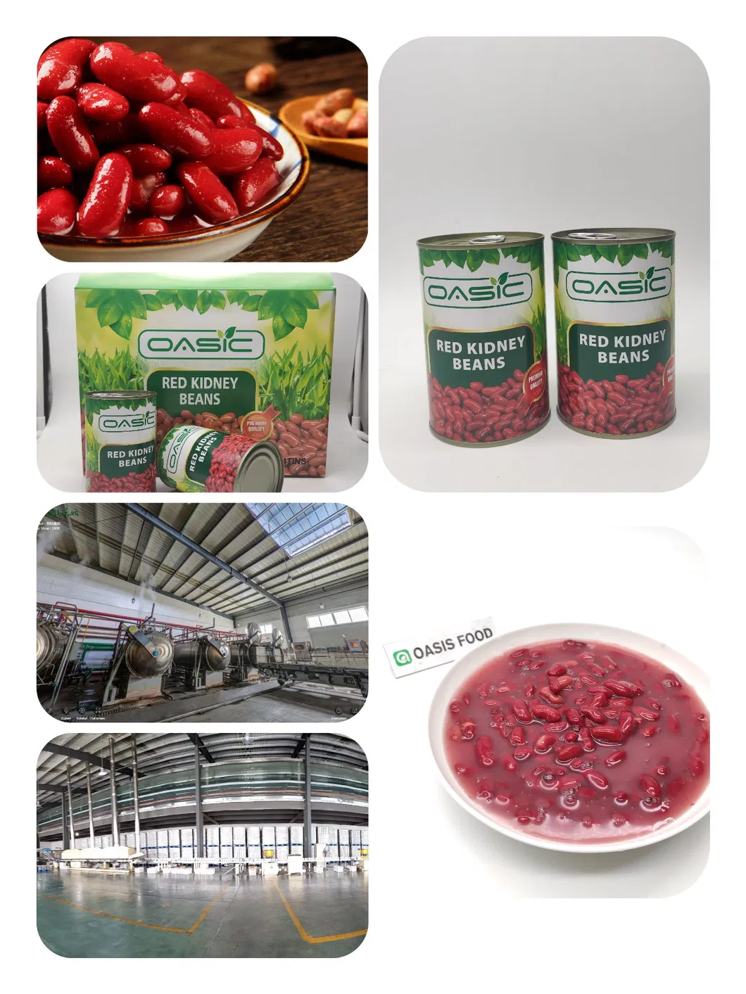 Proceso de producción Frijoles rojos enlatados