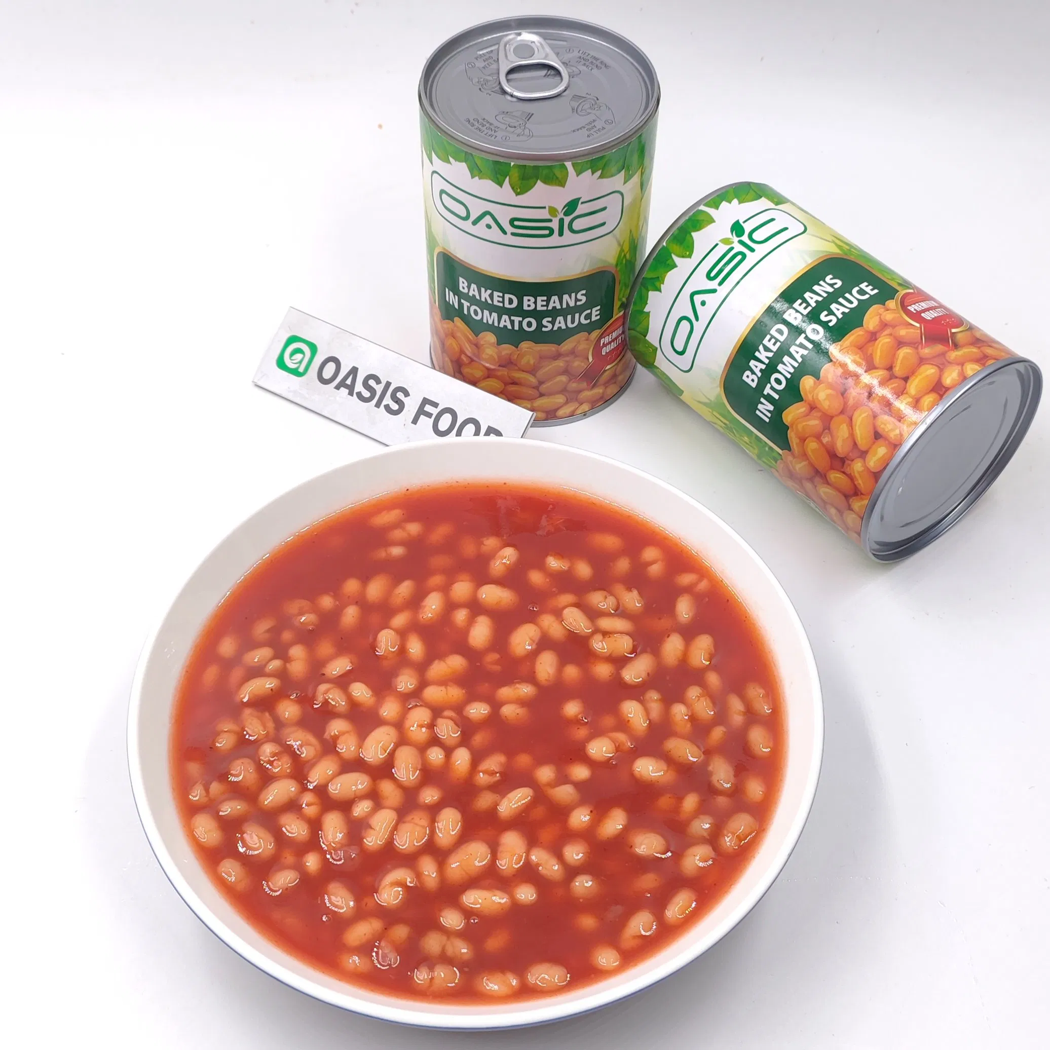 Frijoles horneados enlatados de alta calidad en salsa de tomate al por mayor
