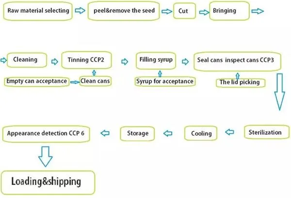 Diagrama de flujo de proceso de piña