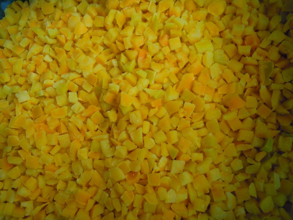 Sinocharm Brc a Aprobado IQF Dices de Pimiento Amarillo Congelados Dices de Pimiento Amarillo