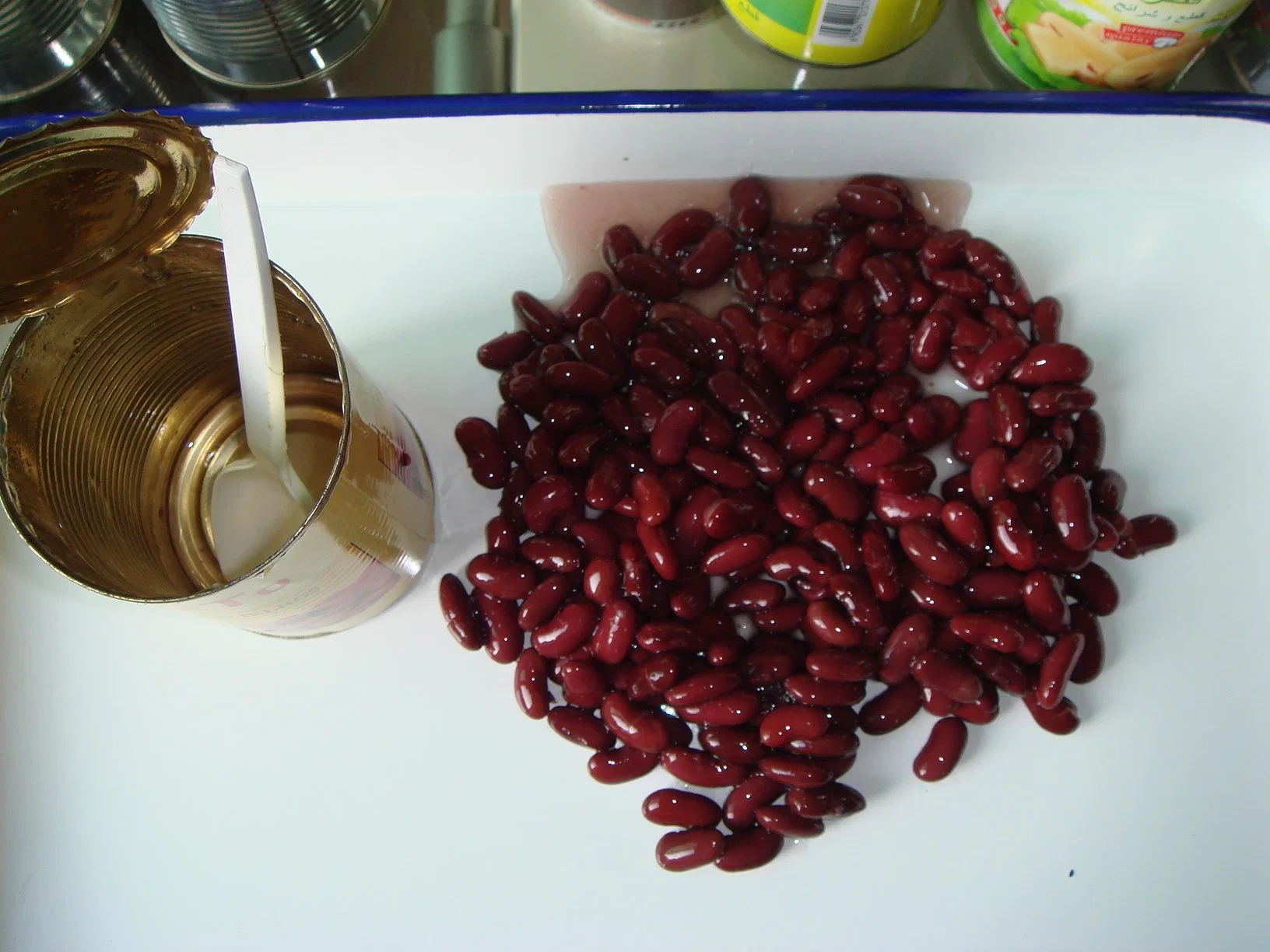 Frijoles rojos enlatados al por mayor de China con etiqueta privada