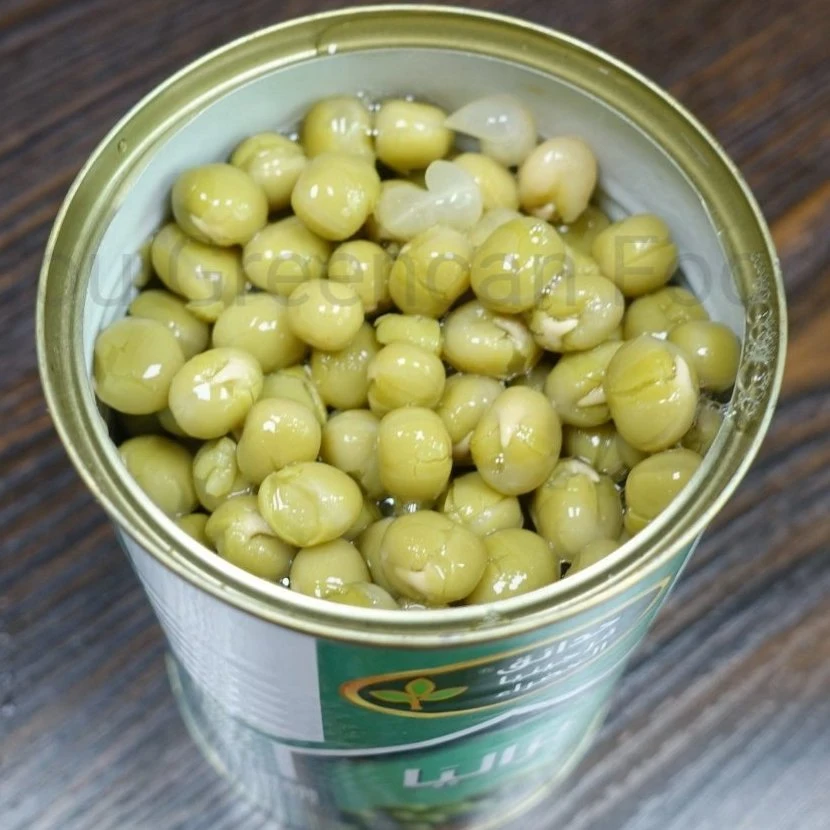 Frijoles enlatados, guisantes verdes enlatados con el mejor sabor