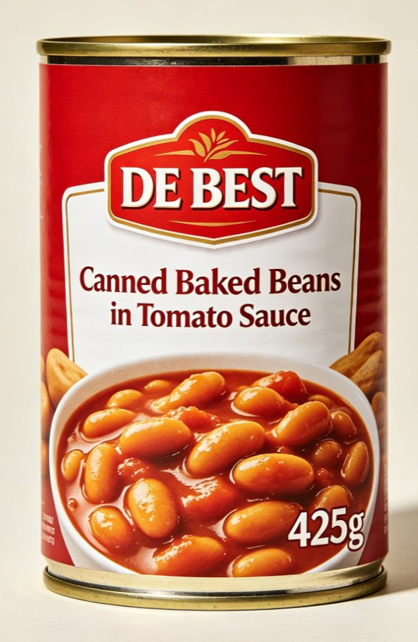 Venta al por mayor 425g Frijoles blancos horneados enlatados en salsa de tomate para supermercado