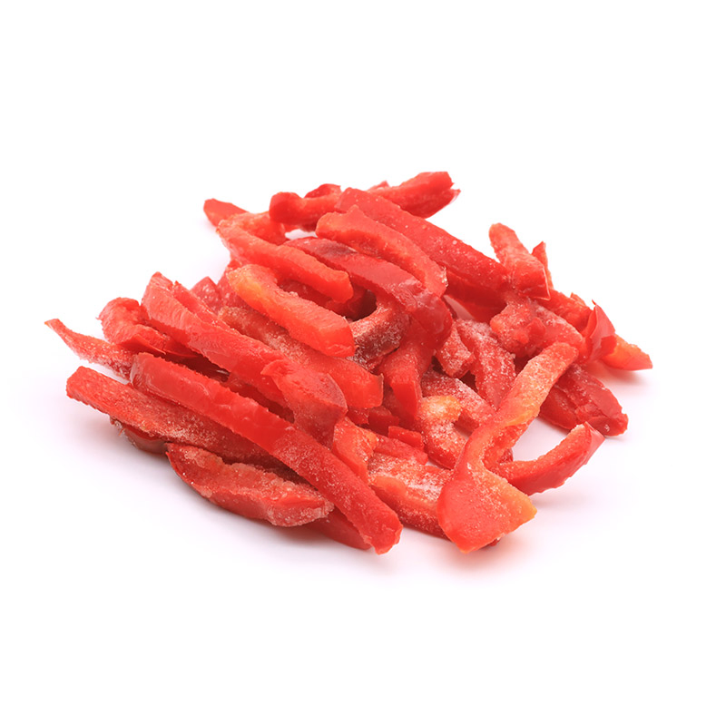 Tiras de pimiento rojo congelado de grado A Sinocharm Brc