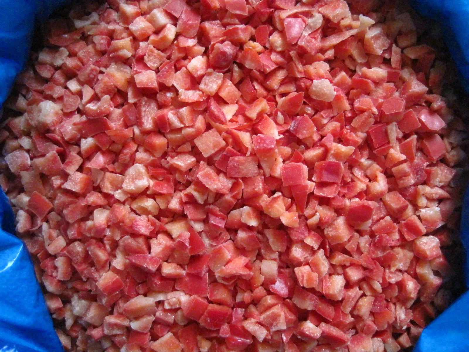 Pimiento congelado picado Brc grado A Sinocharm