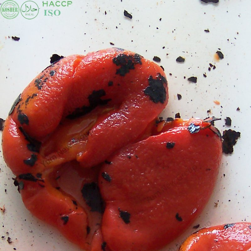 Exportar pimiento chili asado fácil IQF enlatado procesado verduras