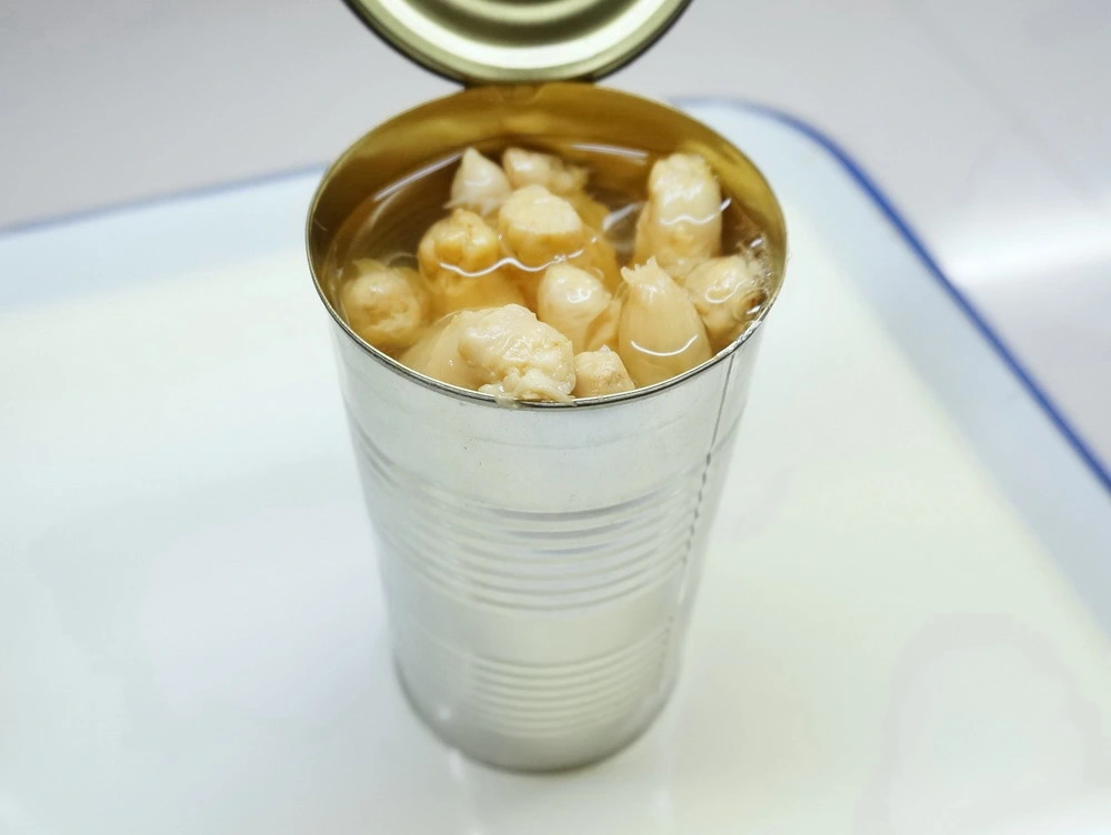 Verduras enlatadas Espárragos blancos enteros 370ml en tarro de vidrio