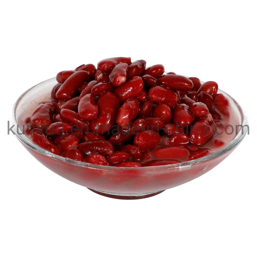 Alubias rojas enlatadas saludables 400g de fábrica en China