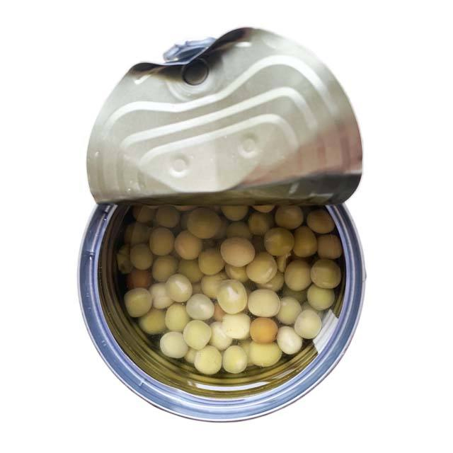 Guisantes verdes enlatados naturales y nutritivos, vegetal enlatado conveniente
