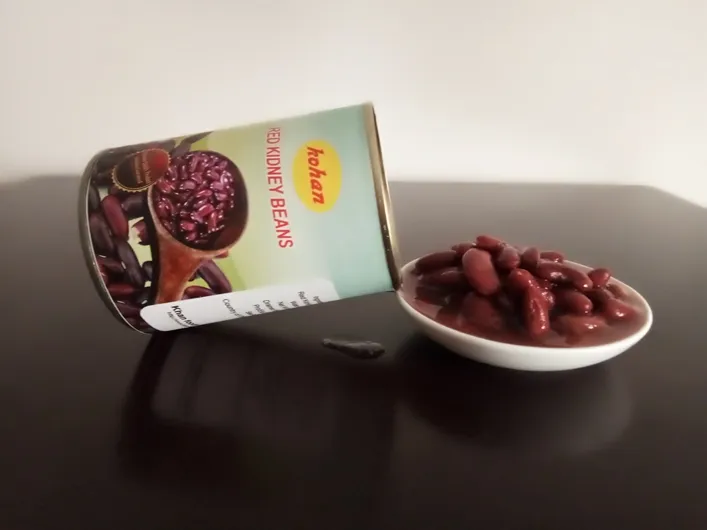 Lata normal china y fácil de abrir, frijoles rojos riñón no transgénicos