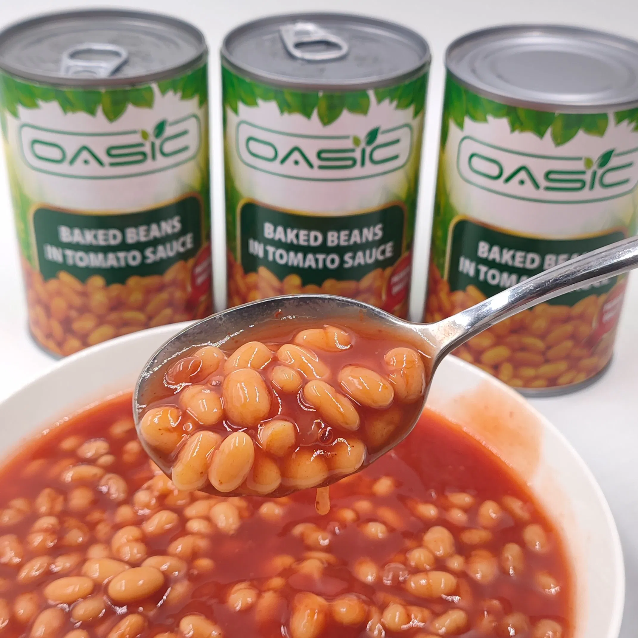 Precio de Mayorista de Frijoles Rojos en Salsa de Tomate en Lata 400g