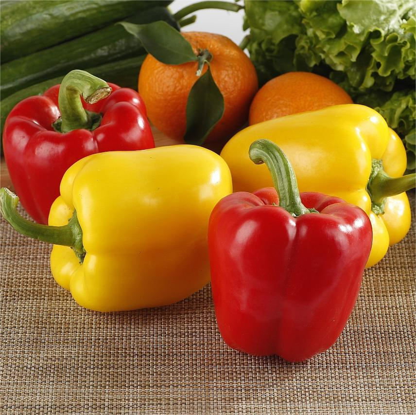 Pimientos rojos en cubos congelados de alta calidad para una cocción fácil