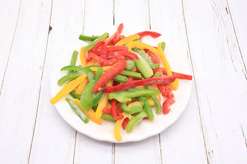 Pimientos en rodajas