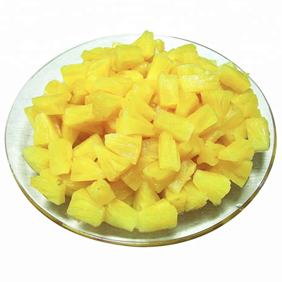 Fruta enlatada de piña en rodajas
