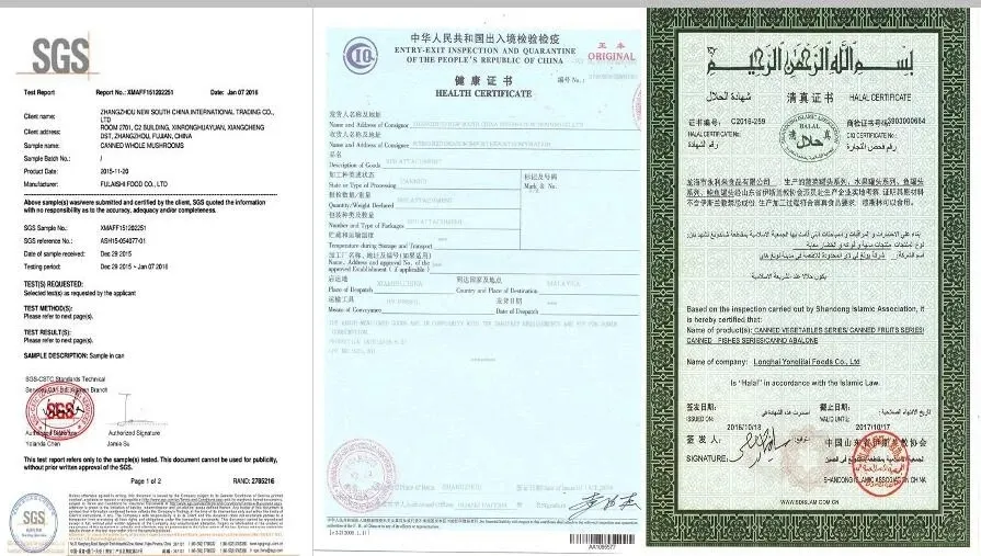 Certificados de Calidad