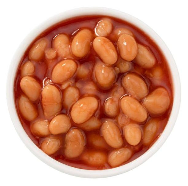 Frijoles al horno enlatados frijoles blancos en salsa de tomate 400g Suministro