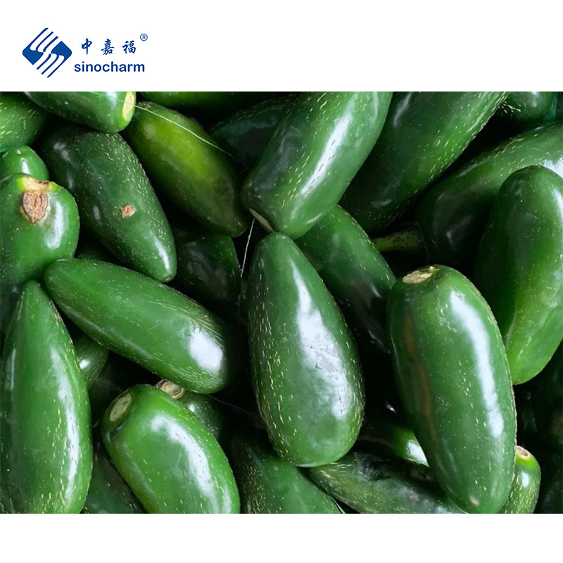 Precio mayorista Sinocharm IQF rodajas de jalapeño pimiento jalapeño congelado