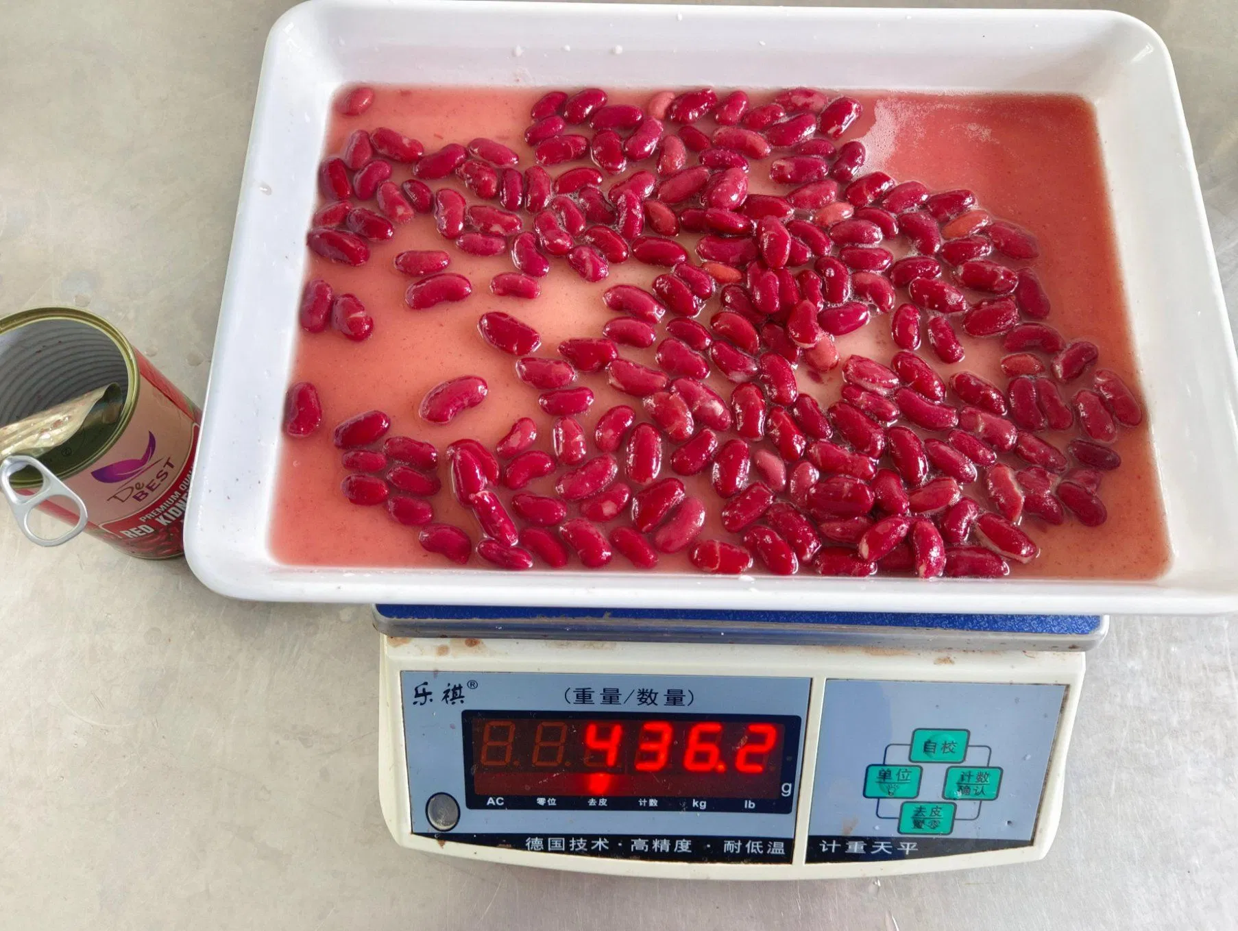 Frijoles rojos enlatados de calidad premium cocidos al vapor