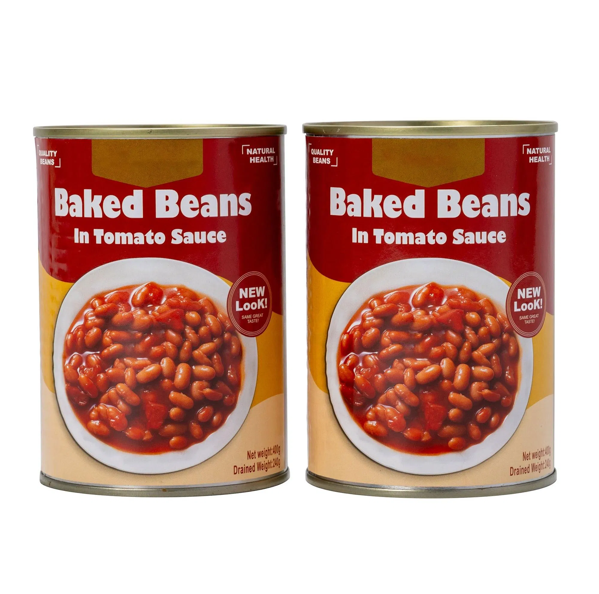 Frijoles al horno enlatados frijoles blancos en salsa de tomate 400g Suministro