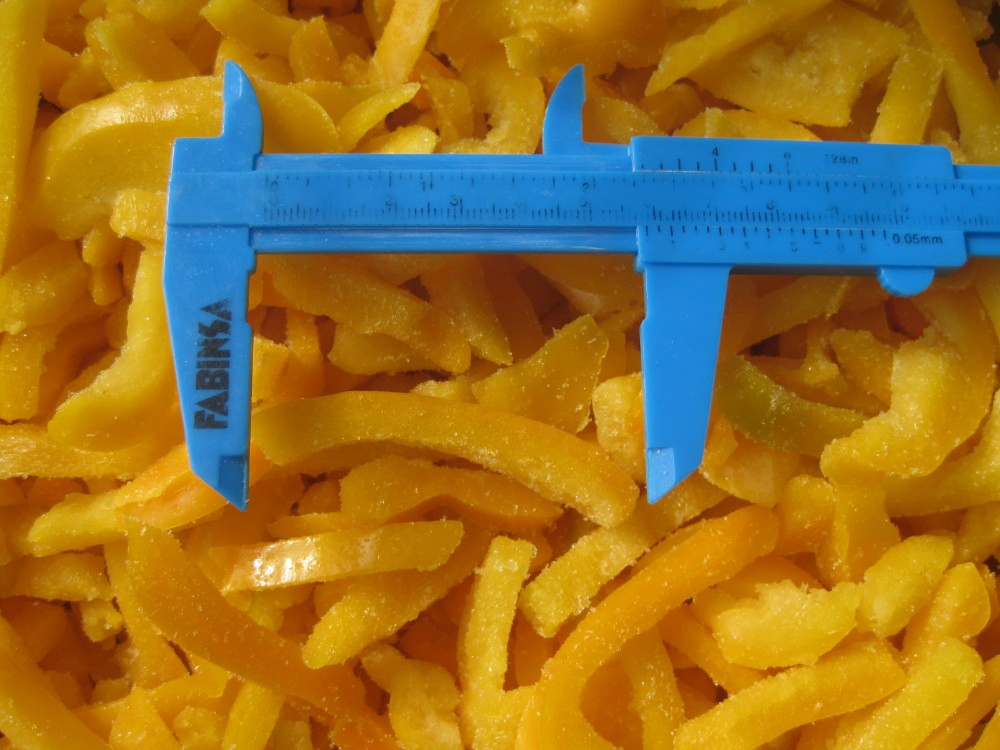 Sinocharm Brc a Aprobado IQF Dices de Pimiento Amarillo Congelados Dices de Pimiento Amarillo