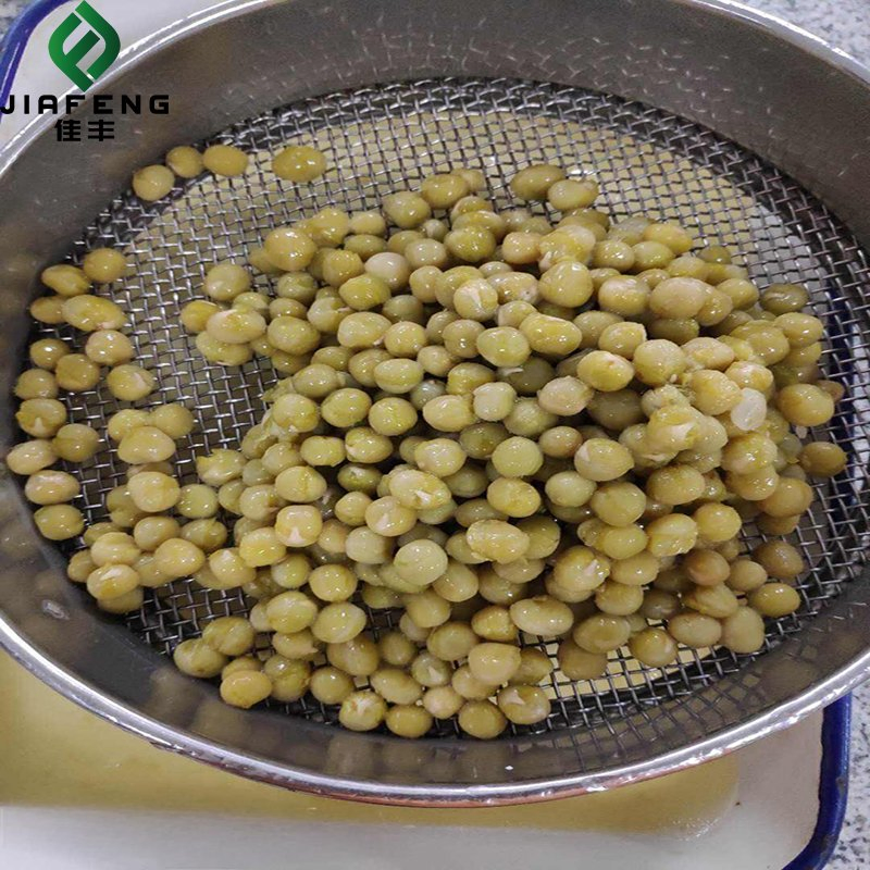 Precio mayorista barato mejor comida lista para comer guisantes verdes enlatados sabor original