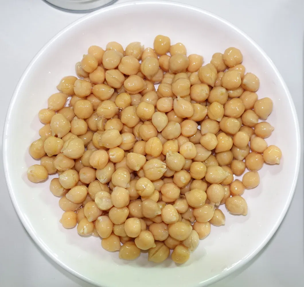 Garbanzos orgánicos enlatados al por mayor en salmuera