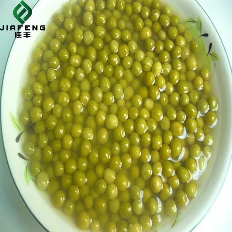 Mejores guisantes verdes enlatados de China, mejor calidad, fácil de abrir, marca de guisantes verdes enlatados