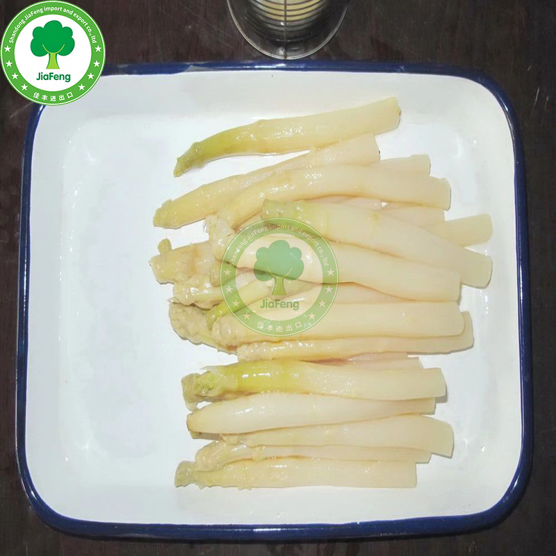 Espárrago enlatado en conserva blanca en lata verduras enlatadas