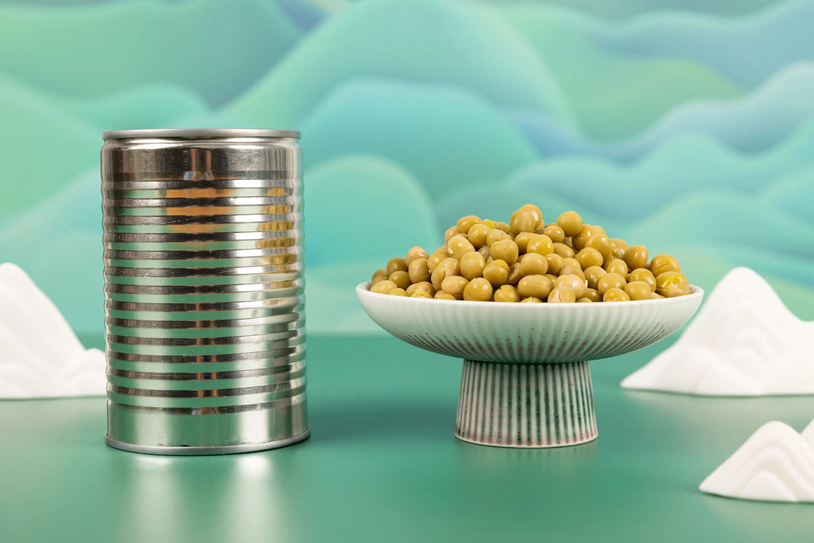 Mejores Vendedores de Alta Calidad Judías Verdes en Lata, Guisantes Verdes Naturales en Lata en Agua Salada 400g