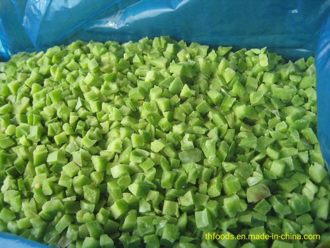 Pimiento dulce congelado IQF de alta calidad a bajo precio