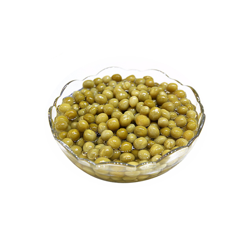 Guisantes verdes enlatados frescos en salmuera verduras enlatadas